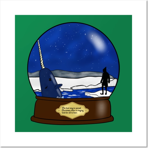 The elf snow globe Wall Art by bowtie_fighter